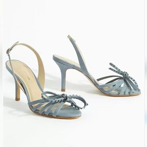 GUILHERMINA Anthropologie Bow Slingback Heels